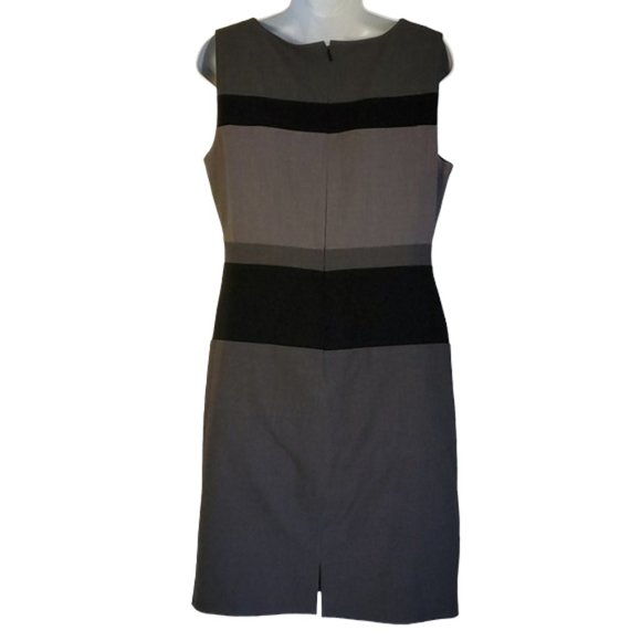 Nine West Color Block Stripe Sleeveless Dress - Picture 7 of 11
